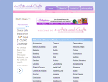 Tablet Screenshot of e-arts-and-crafts.com
